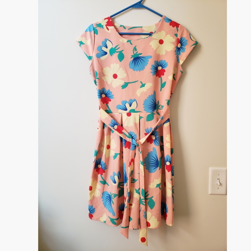 Floral Pink Dress
